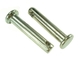 6 x 30 Nickel Flat Head Stainless Steel Clevis Pin With Split Pin Hole DIN 1444 Standard